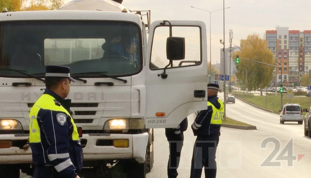 рейд ГАИ по крупногабаритному транспорту в Нижнекамске