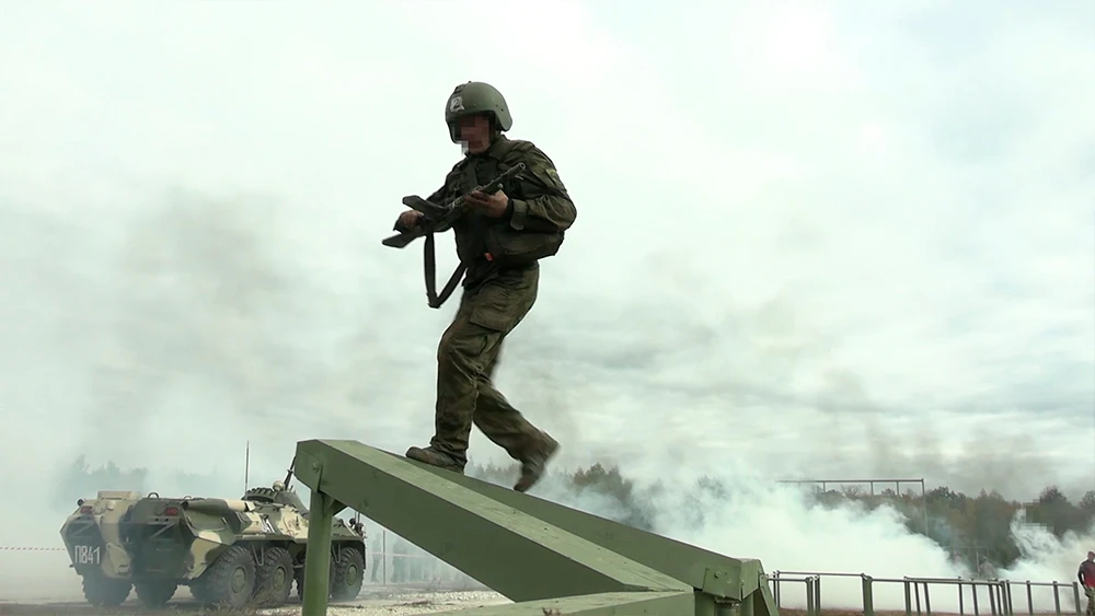 Сдача на краповый берет