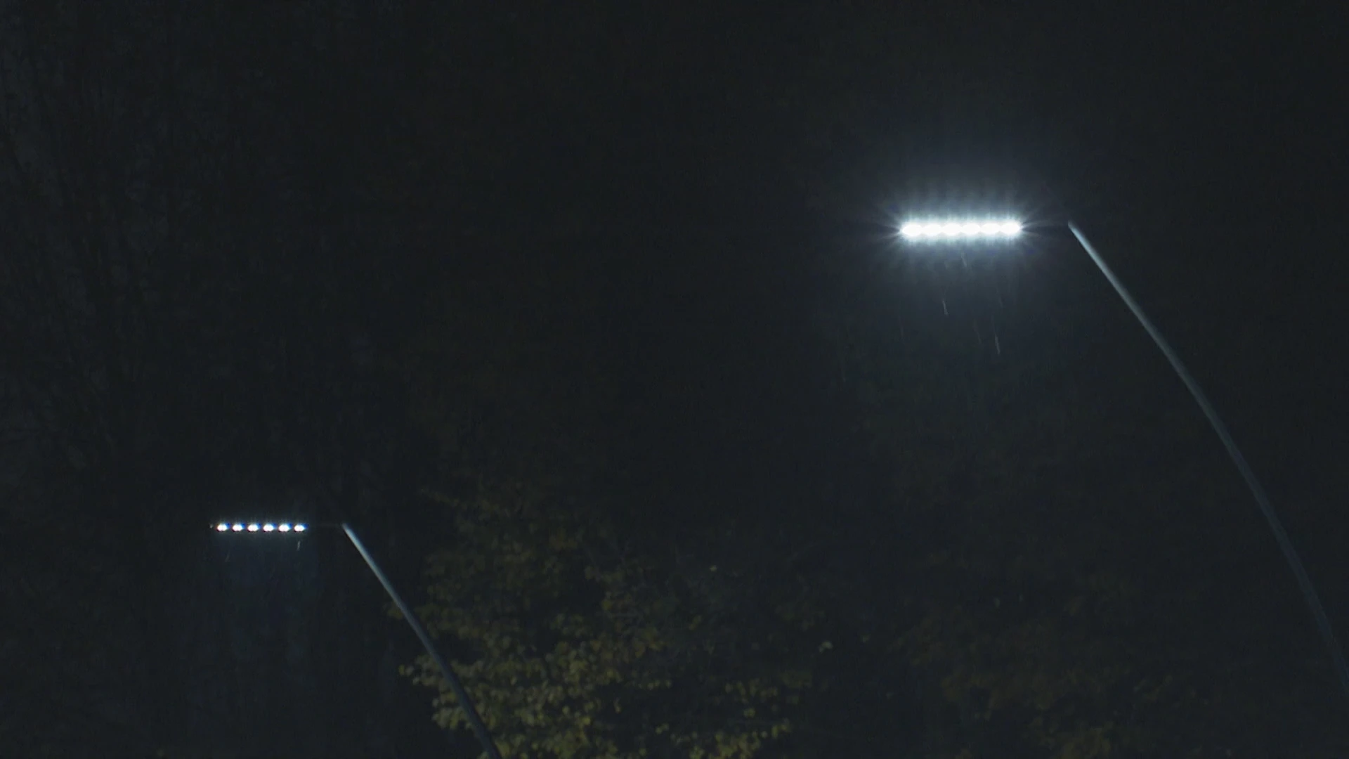 Фонари ночью