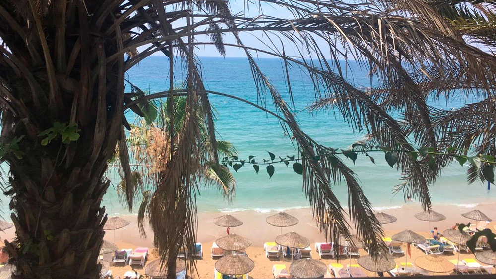 Пляж в Турции