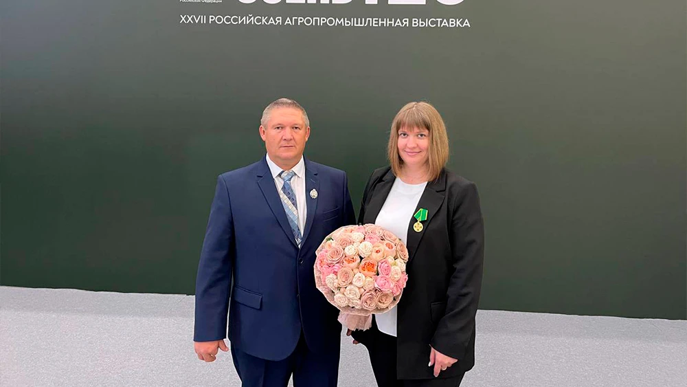 Любовь Ибатуллина после награждения