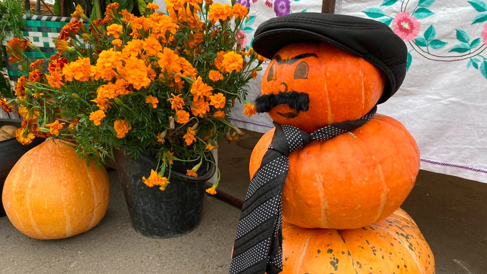 тыква на выставке даров осени