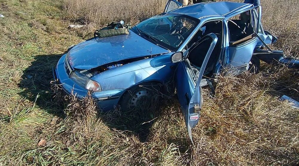 Daewoo Nexia после аварии