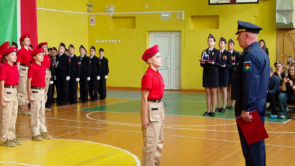 Вступление в ряды «Юнармии»