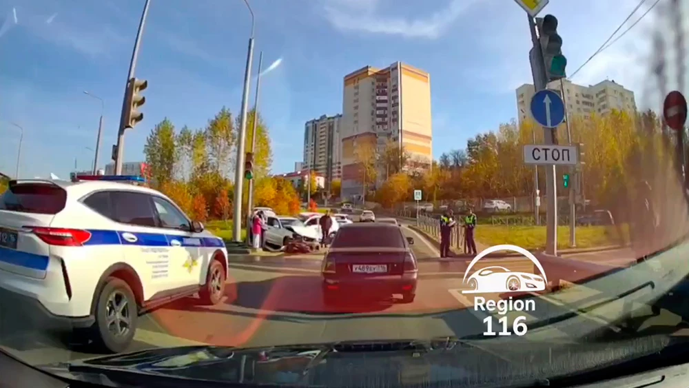 Авария в Казани на Даурской