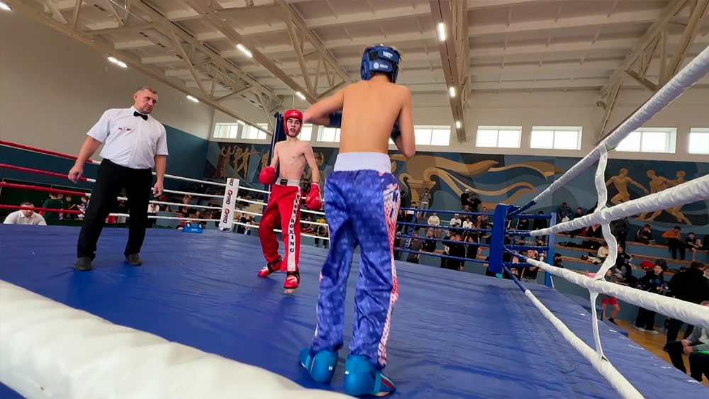 Кикбоксёры на ринге