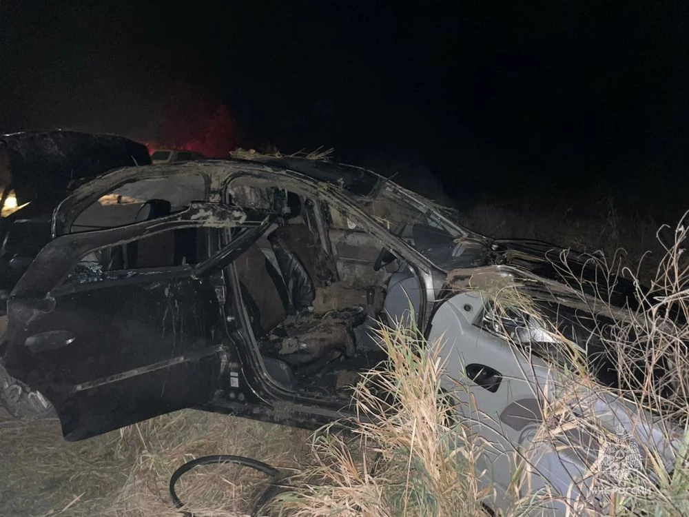 затонувший автомобиль