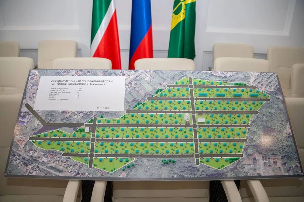 предварительный генплан посёлка Новое Афанасово