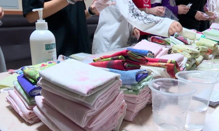 В нижнекамском лагере «Чайка» изготовили тысячу комплектов сухого душа - НТР 24