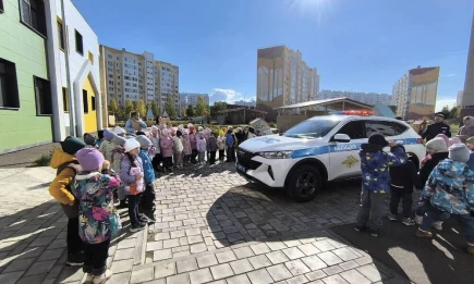 В Нижнекамске сотрудники Госавтоинспекции рассказали детям о правилах дорожного движения - НТР 24