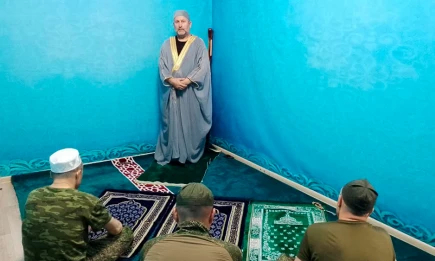 Нижнекамский мухтасибат оборудовал блиндажную мечеть «Чулман» в зоне СВО - НТР 24