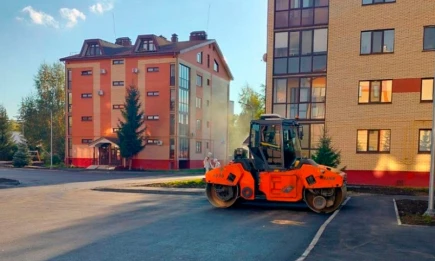 На улице Лесной в Нижнекамске завершают благоустройство дворов - НТР 24