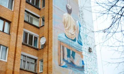 В Нижнекамске художники начали рисовать новый мурал арт-программы «КАМ-ОН» - НТР 24