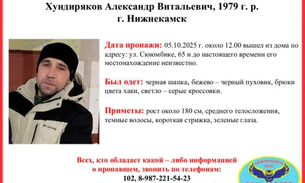 В Нижнекамске ищут пропавшего 46-летнего мужчину - НТР 24