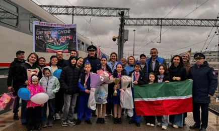 Команда ЮИД Татарстана вернулась с «серебром» всероссийского конкурса - НТР 24