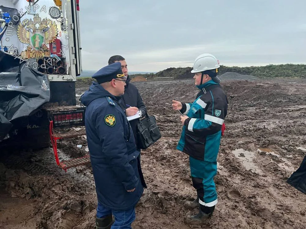 место гибели рабочего около села Большое Нуркеево Сармановского района