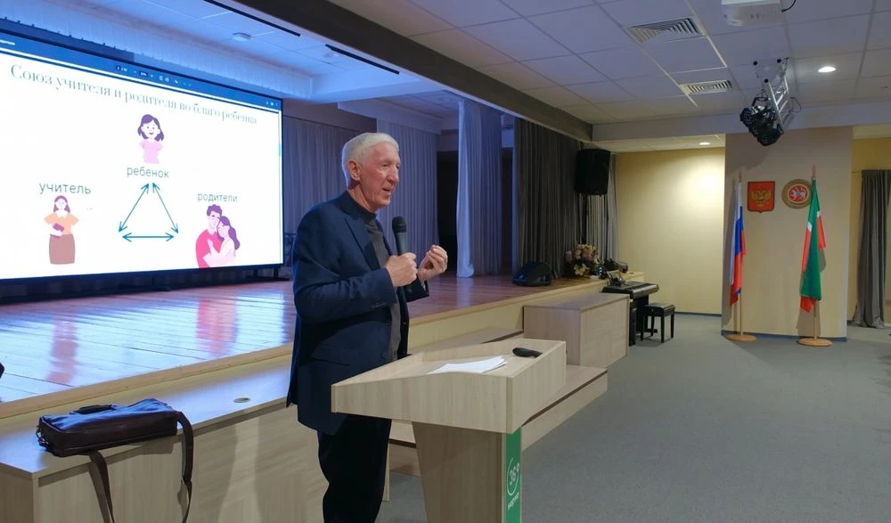 Фарид Мингариев в школе 36 Нижнекамска