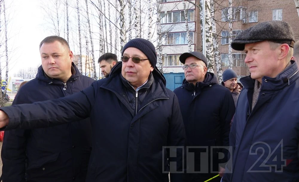 Визит первого заместителя премьер-министра Республики Татарстан Рустама Нигматуллина в Нижнекамск 20 ноября 2025 года