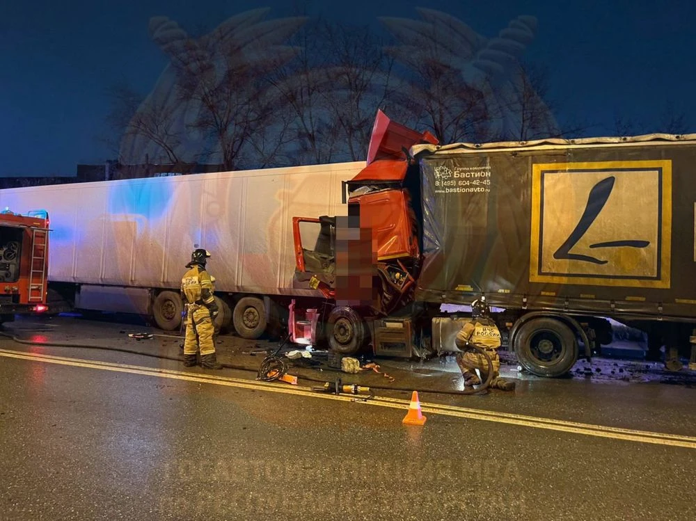 КАМАЗ врезался в DAF 24 ноября 2025 Казань