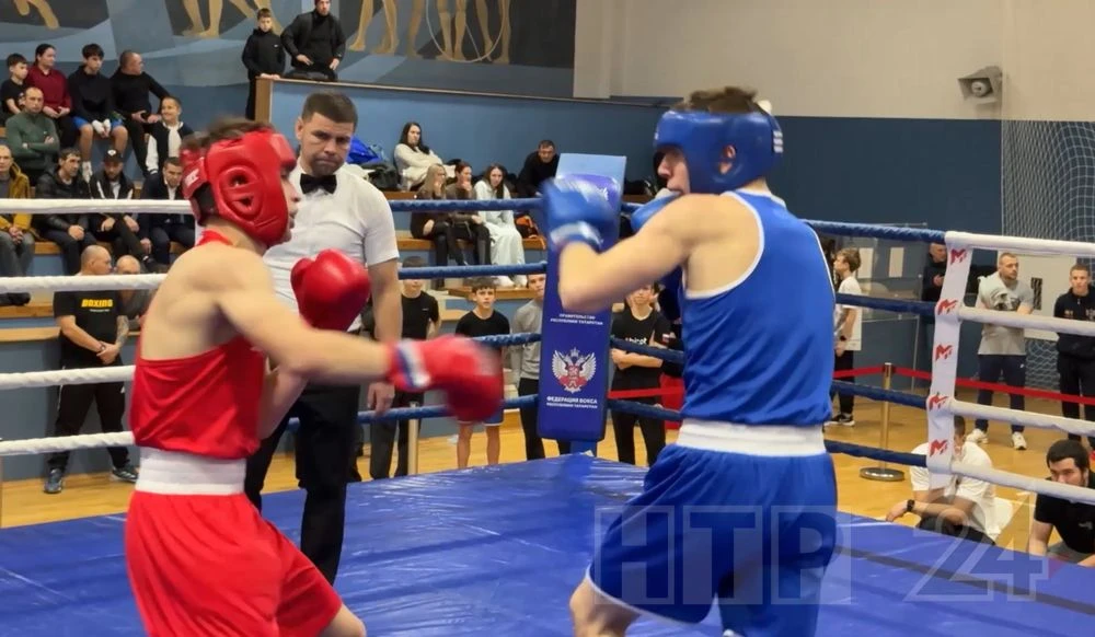 боксёры на турнире в Нижнекамске