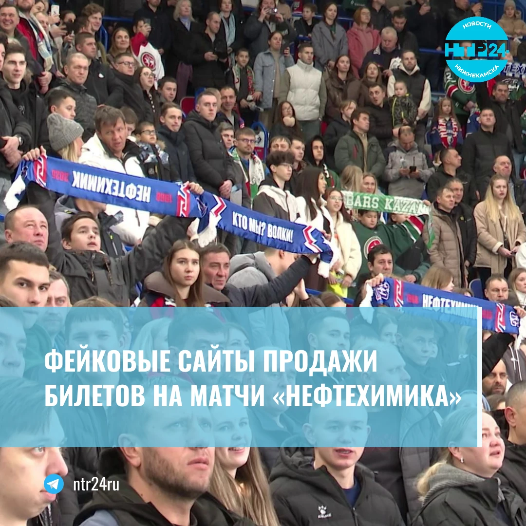 Фейковые сайты продажи билетов на матчи «Нефтехимика»