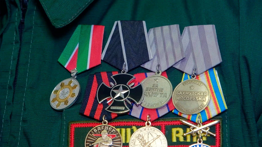Медали на груди ветерана СВО