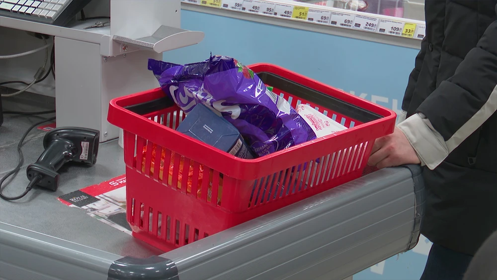 Корзина в магазине