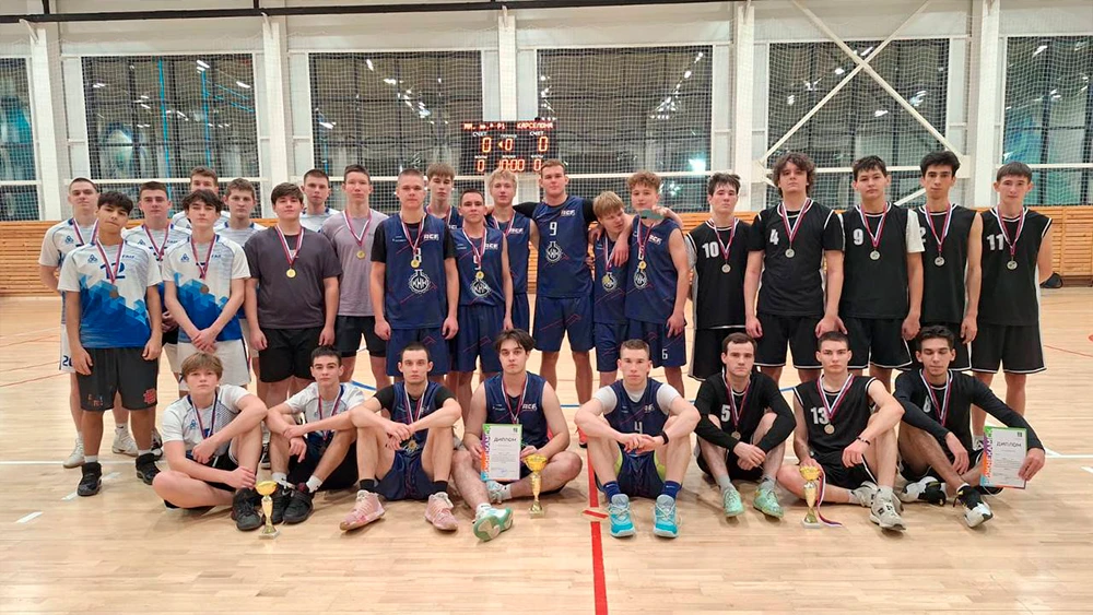 Победители и призёры первенство по баскетболу среди студентов вузов и ссузов Нижнекамска