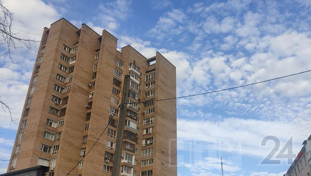 ясное небо в Нижнекамске в ноябре