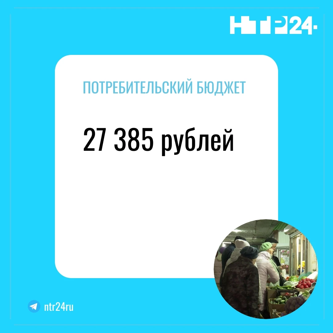 ПОТРЕБИТЕЛЬСКИЙ БЮДЖЕТ: 27 тысяч 385 рублей