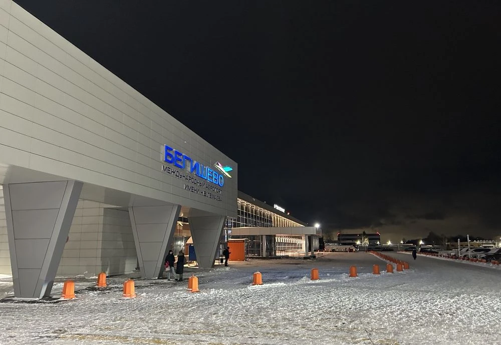 аэропорт Бегишево зимой
