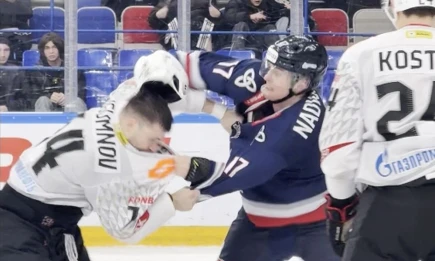 В Нижнекамске подрались хоккеисты «Нефтехимика» и «Авангарда» - НТР 24