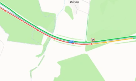 В Татарстане из-за крупного ДТП на трассе М-7 встало движение - НТР 24