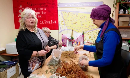 Чайные наборы для бойцов: как в Нижнекамске собирают травы и мед для СВО - НТР 24