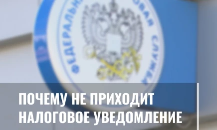 Почему не приходит налоговое уведомление - НТР 24