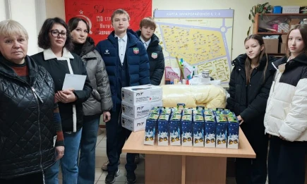 Машина, рации, подарки, термосы, деньги: пункт «Добрые сердца» получил крупную партию гумпомощи - НТР 24