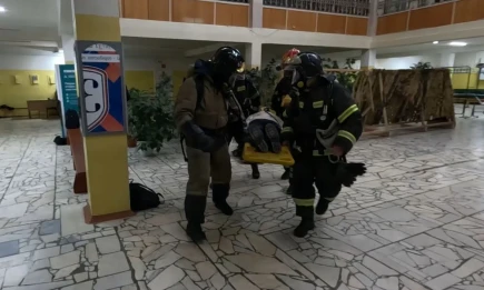 В Нижнекамске провели учебную эвакуацию в школе № 31 - НТР 24