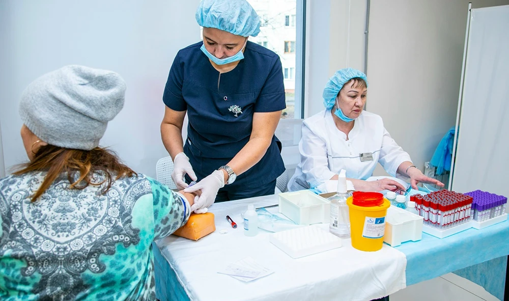 пациент на приеме в поликлинике Нижнекамска