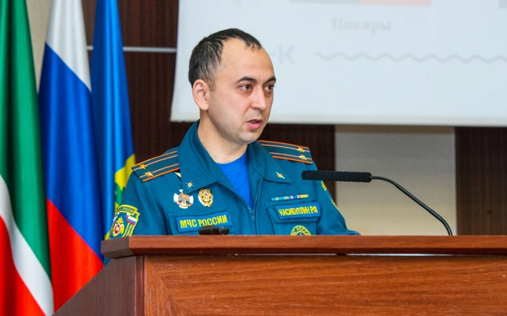 Начальник отдела надзорной деятельности и профилактической работы Нижнекамского муниципального района Рамиль Насибуллин