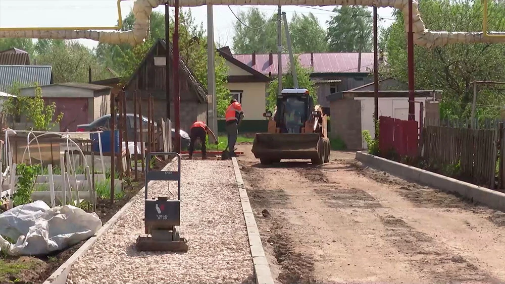 Ремонт дорог по программе "Наш двор"