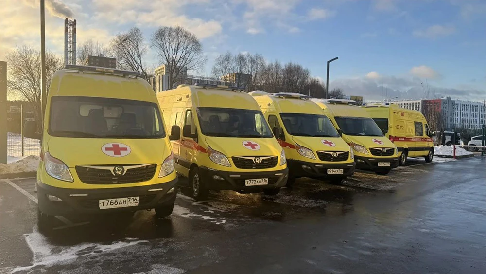 Автомобили скорой помощи для детских больниц Татарстана