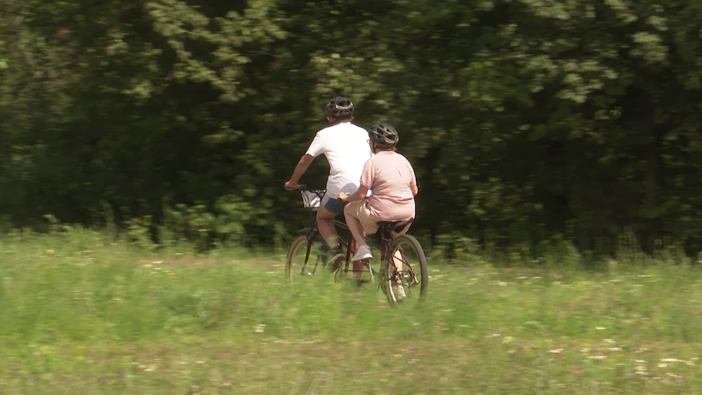 прогулка на велосипеде