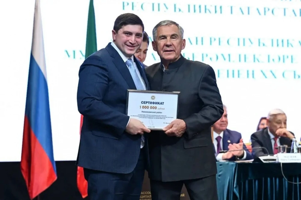 Радмир Беляев и Рустам Минниханов