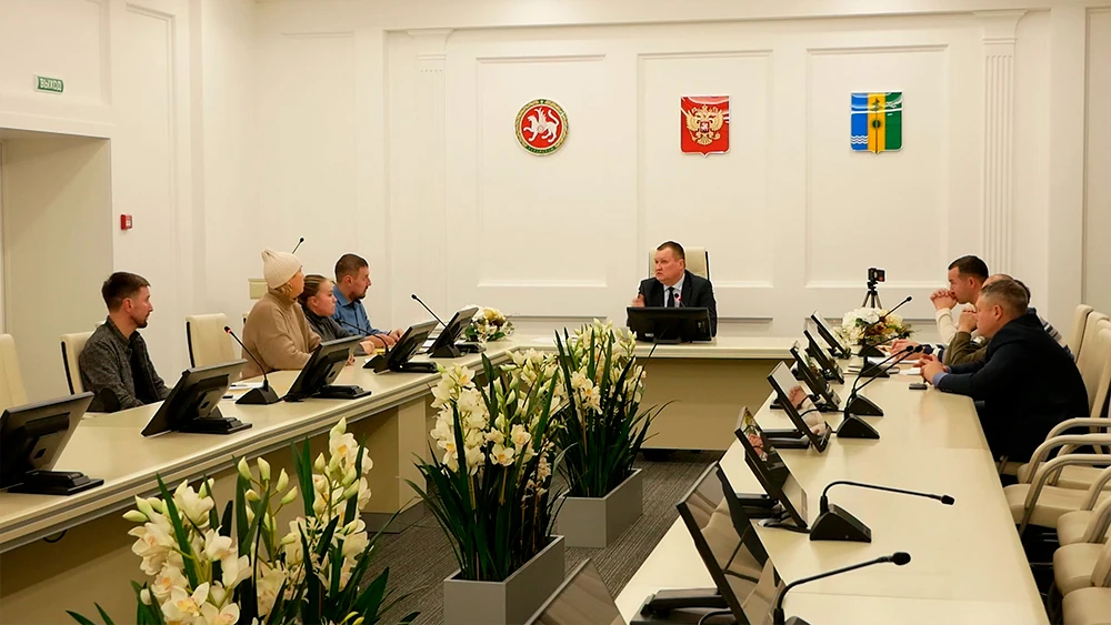 Встреча с активистами СНТ «Строитель» в мэрии Нижнекамска