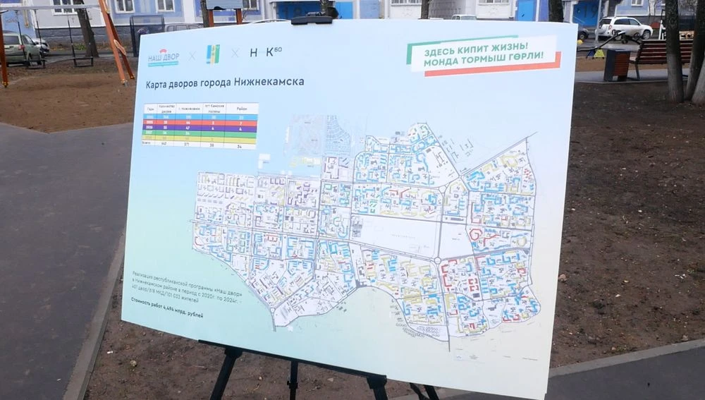 В 2026 году в Нижнекамском районе планируют благоустроить 55 дворов - телеканал НТР 24
