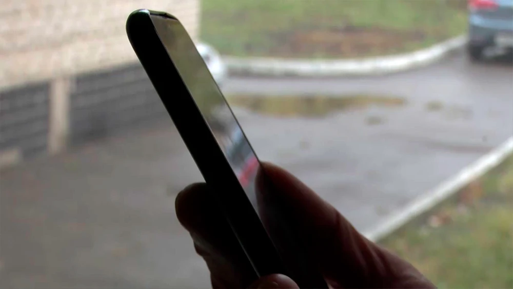 Смартфон в руке