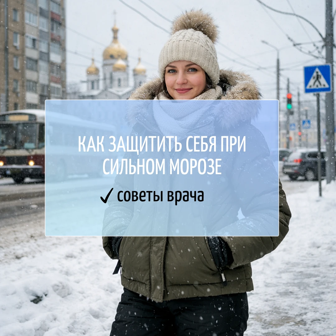 Как защитить себя при сильном морозе - советы врача