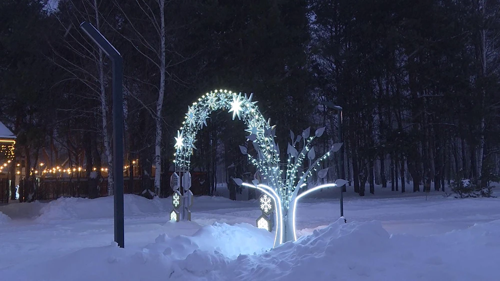 зимний городов в Нижнекамске