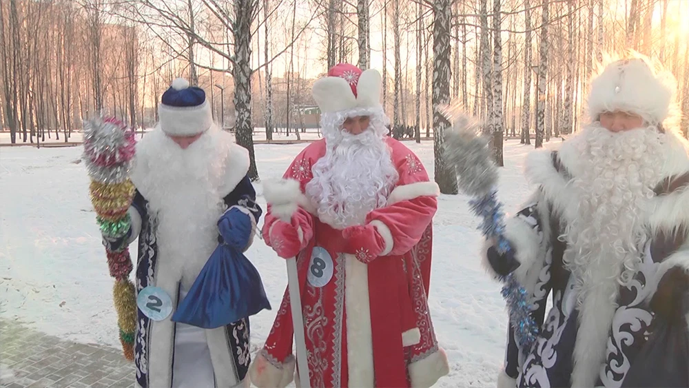 Деды Морозы в Нижнекамске