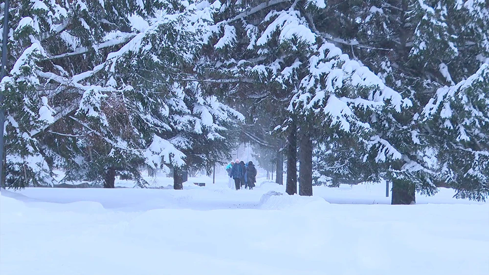 Зима в Нижнекасмке